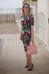 AX Paris dress and SimonaB Bijoux: floral fashion in bloom
