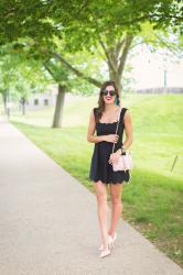 Little Black {Scalloped} Dress