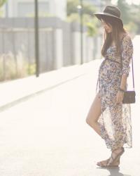 The floral maxi dress