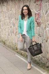 TURQUOISE BLAZER