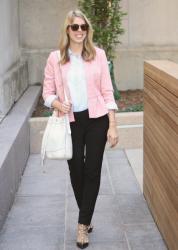 Work Wear – Pink Blazer