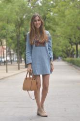 Denim dress