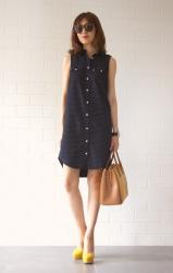 Dotted Shirtdress