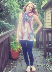 American Flag Scarf 