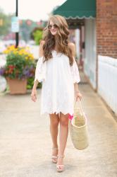 Little White Dress + Major July 4th SALES!