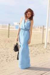 The long blue dress (+ Jeu concours)