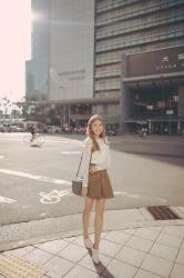 マジックアワー(YesStyle top, Sfera skirt, Lapalette bag, R&E Rezoy...