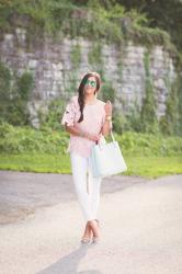 Blush Crochet Top