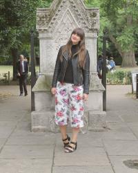 OOTD: Floral Culottes