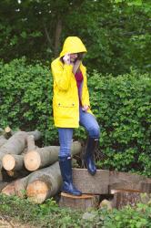 The Classic Yellow Rain Coat – Get The Look