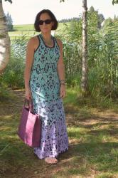 Casual summerlook in a maxi dress