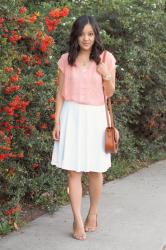 Freshen Up Any Piece With a White Skirt