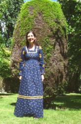 On reluctance to wear a vintage dress.