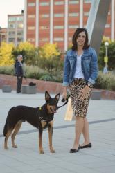 Dressing Down a Leopard Skirt