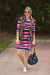 Cost Per Wear: Pink & Blue Striped Dress