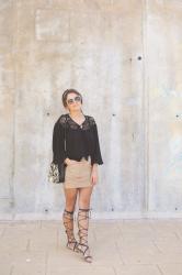 black boho top