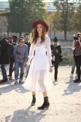 CHIARA FERRAGNI PARIS FASHION WEEK