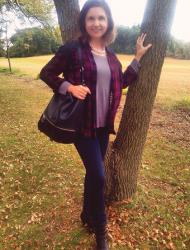 Fashion Over Fifty:  Flannel and Lace