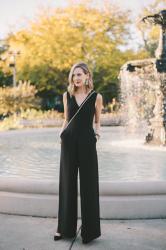 Formal Black Jumpsuit (See Jane Wear)