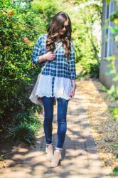 A plaid tunic + WIWW