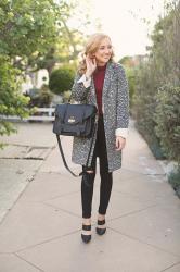 Leopard Blazer Coat