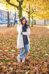 Outfit: fall casual in Uggs and plaid