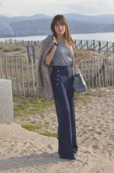 Sailor pants and Houndstooth Coat ♥ Pantalon à pont et manteau pied de poule