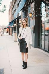 Leather Pencil Skirt (See Jane Wear)