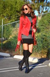 Holiday Party Style :: Red Fringes