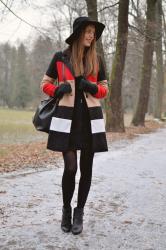 color block coat