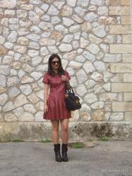 L:Leather Dress