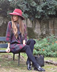 Un Blanket Coat in tartan per colorare le feste natalizie