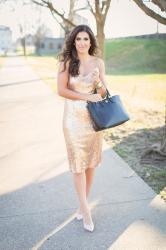 Sequin Midi Dress