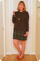 OOTDs: Festive Sparkle. And Some Plaid!