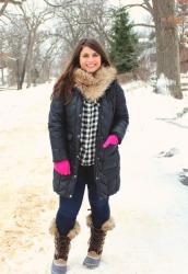 Cozy Buffalo Plaid & Snow Boots