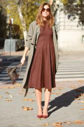 Dress & trench 