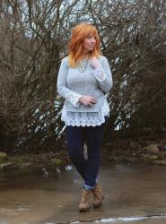 Lace Trimmed Sweater & Leopard Wedges: Why I Do What I Do