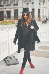 Boho in black