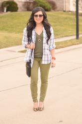 Olive skinnies