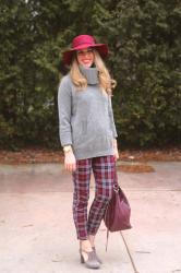 Plaid Pants & Grey 