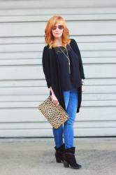 Lace Boho Top & Leopard Clutch: A Day Gone Fabulous