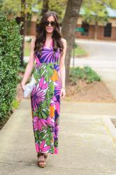A bold print maxi with Tommy Bahama