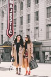 Camel Coats... Twinning with Ashes Into Fashion