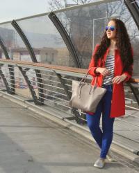 RED COAT & STRIPES