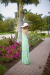 Lilly Pulitzer Tropical Maxi Dress