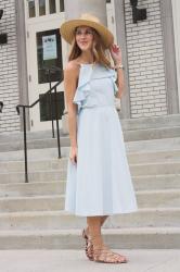 Ruffle Midi Dress 