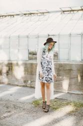 SHORT SLEEVE FLORAL DRESS & $50 GIVEAWAY!