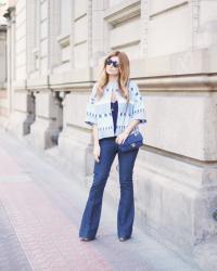 BLUE OUTFIT + BLUE SUNGLASSES