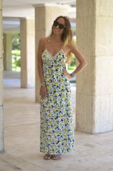 Margherite sul mio maxi dress estivo 