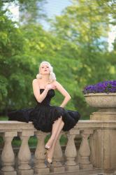 50's Frills || Courtyard Boudoir with Secrets in Lace